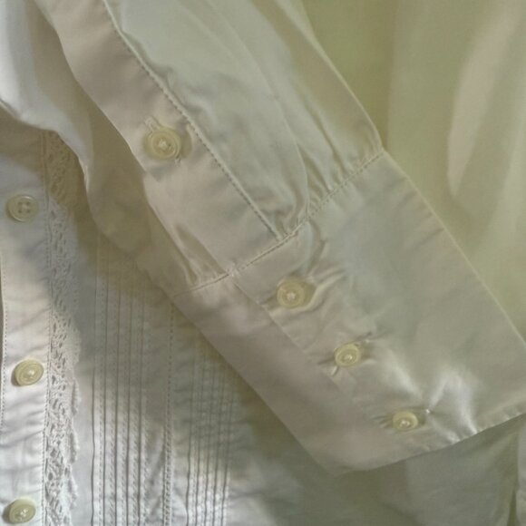 J. Crew Lace-front button-up shirt - Picture 6 of 7